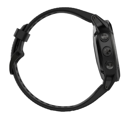 Garmin Fenix 5 Black Sapphire with Black Band (010-01688-10)