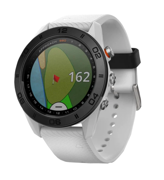 Garmin Approach S60, White, Golf GPS Smartwatch & Rangefinder (Garmin Certified Refurbished) by Garmin
