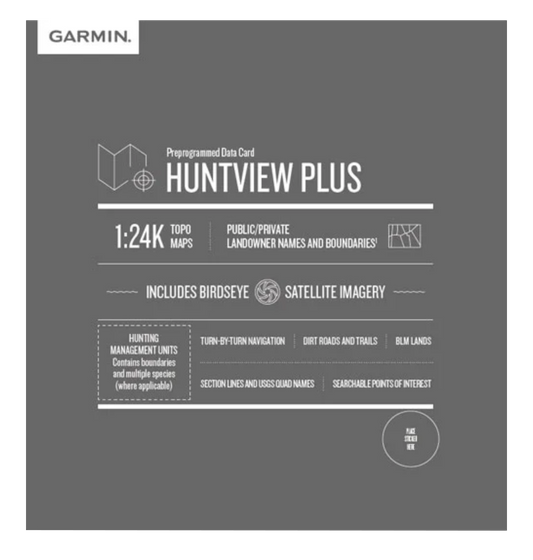 Garmin Huntview Plus Maps CT + MA + RI microSD Card (010-12684-51) by Garmin