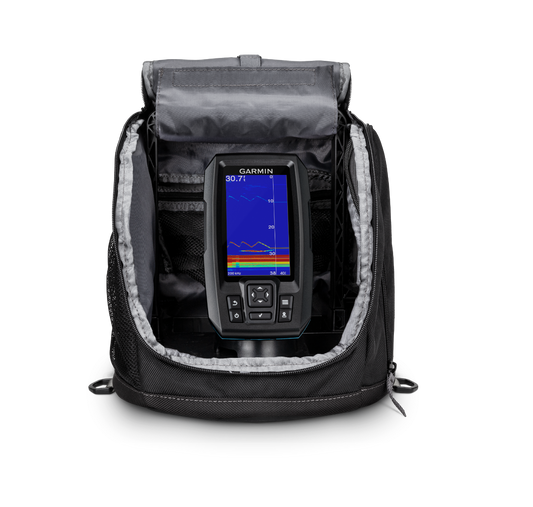 Garmin STRIKER Plus 4 Ice Fishing Bundle Includes Dual Beam-IF Transducer (010-01870-30) by Garmin