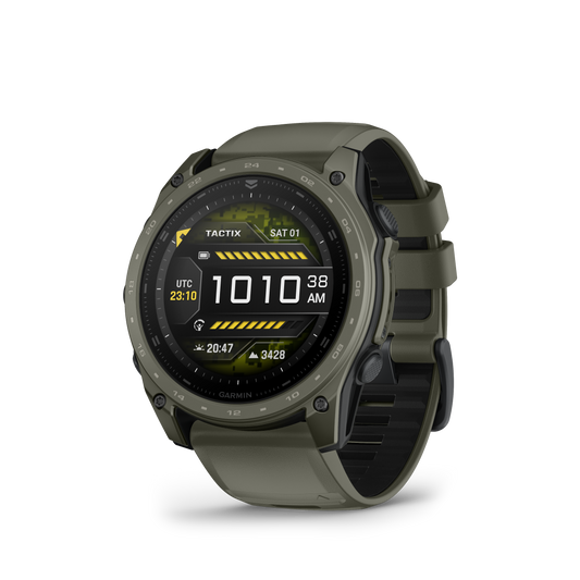 Garmin Tactix 8 – 51 mm, AMOLED, Cerakote Coating, Includes Applied Ballistics Ultralight Solver and Olive Drab Cerakote Coating (010-04553-10)
