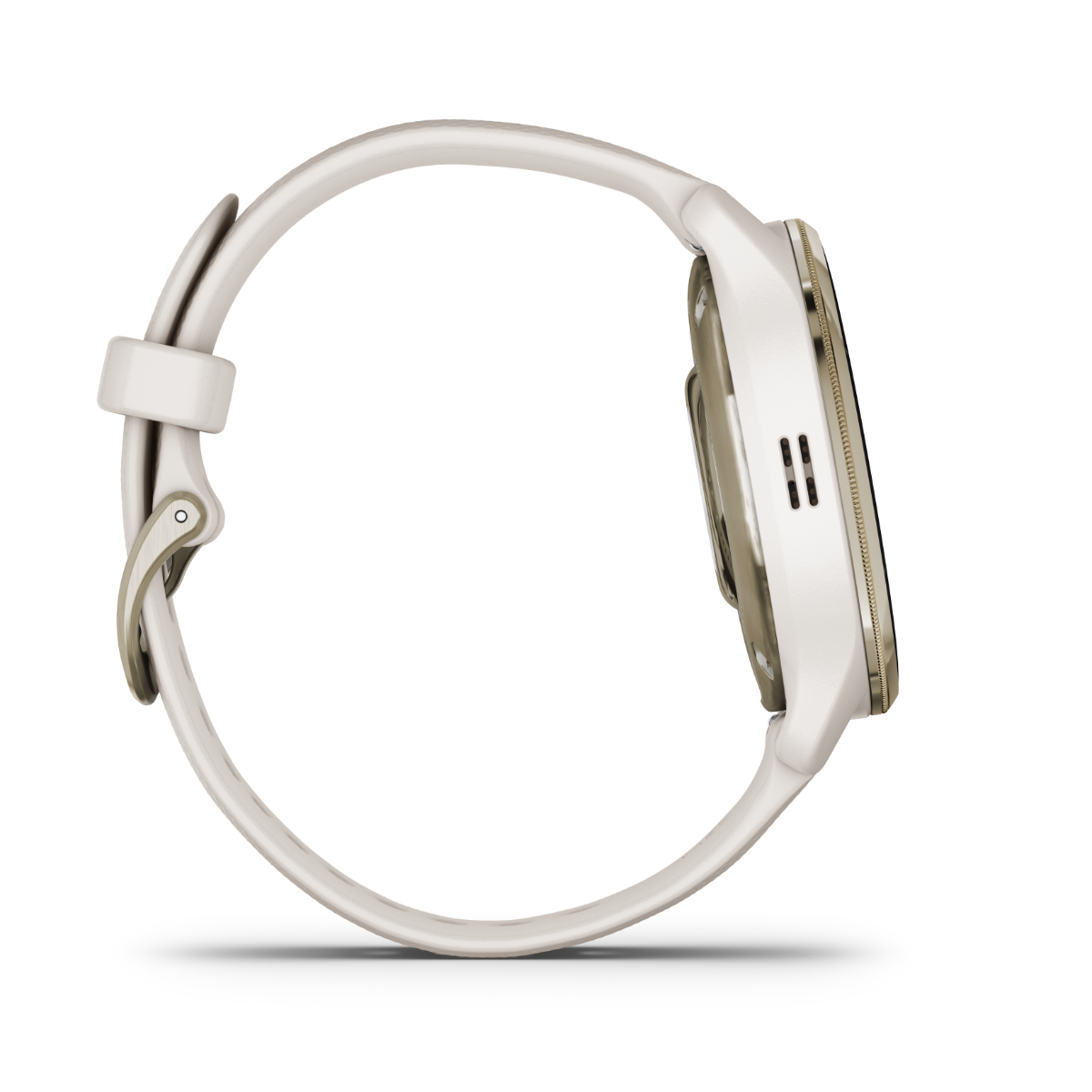 Garmin Venu 2 Plus, Cream Gold with Silicone Band (Garmin Certified Refurbished)