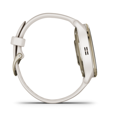Garmin Venu 2 Plus, Cream Gold with Silicone Band (Garmin Certified Refurbished)