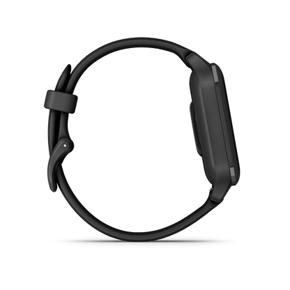 Garmin Venu Sq 2 Music, Slate Aluminum Bezel with Black Case and Silicone Band (010-02700-00)