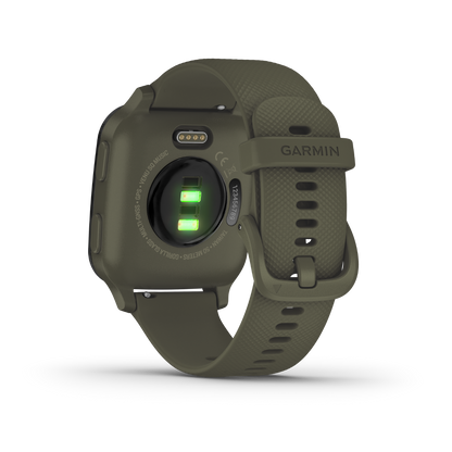 Garmin Venu Sq Music, Moss (Garmin Certified Refurbished)