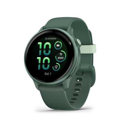Garmin Vivoactive 6, Metallic Jasper Green with Jasper Green Band (010-02985-02)