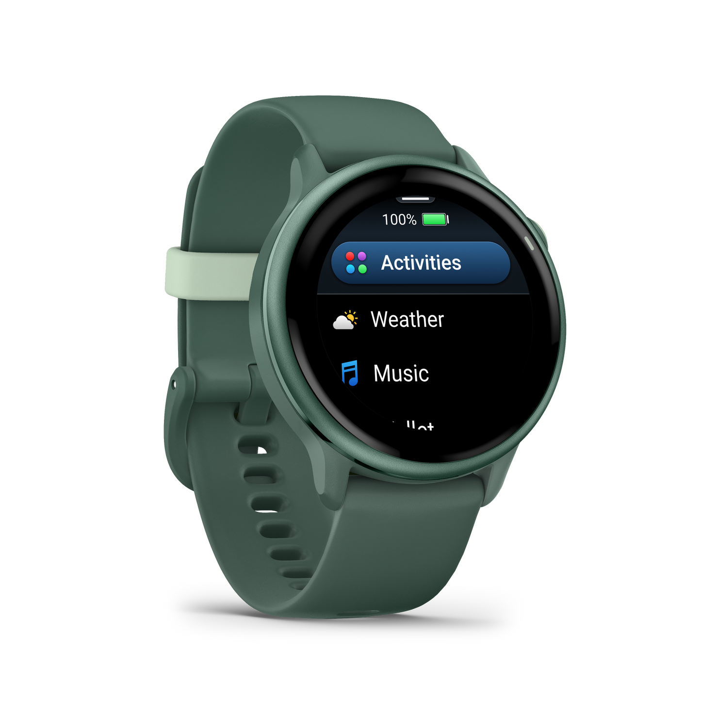 Garmin Vivoactive 6, Metallic Jasper Green with Jasper Green Band (010-02985-02)
