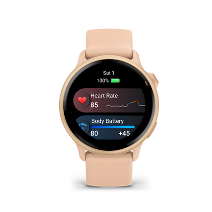 Garmin Vivoactive 6, Metallic Pink Dawn with Pink Dawn Band (010-02985-03)