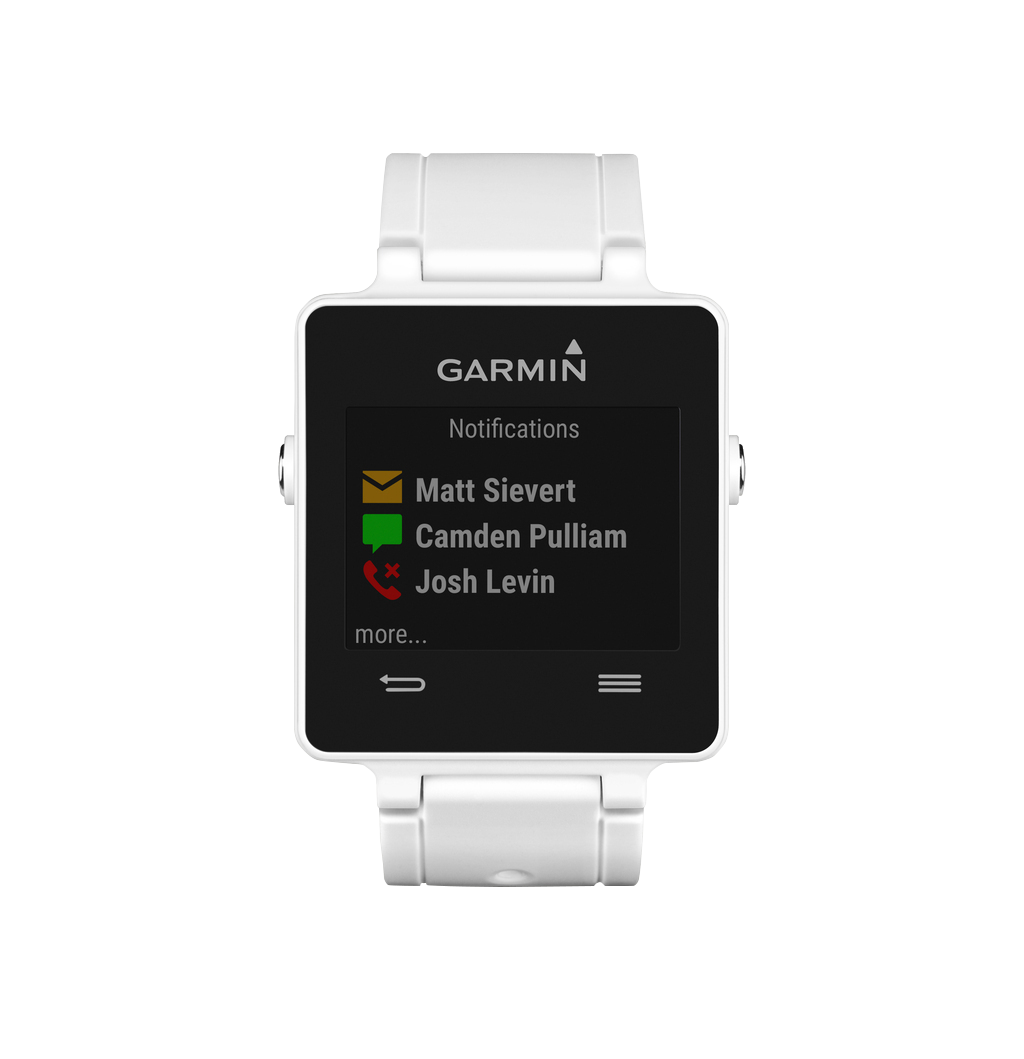 Garmin Vivoactive, White, GPS Smartwatch (Garmin Certified Refurbished)