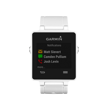 Garmin Vivoactive, White, GPS Smartwatch (Garmin Certified Refurbished)