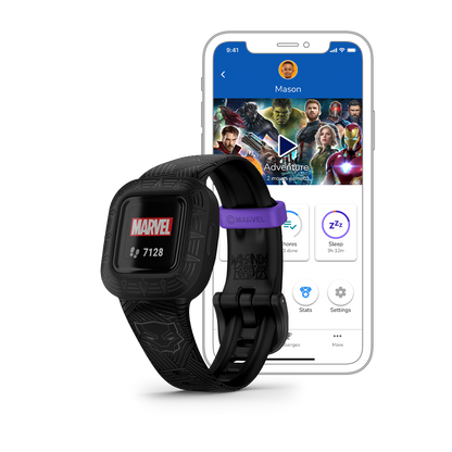 Garmin Vívofit jr. 3 - Marvel, Black Panther (010-02441-30)
