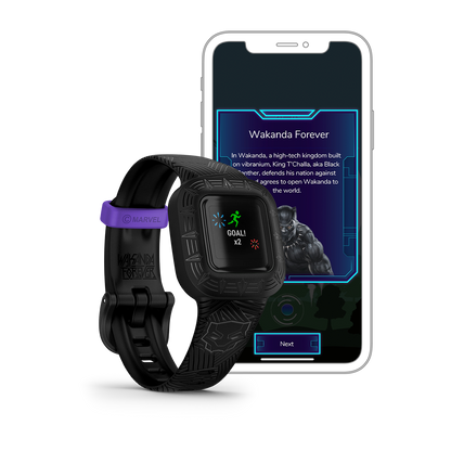 Garmin Vívofit jr. 3 - Marvel, Black Panther (010-02441-30)